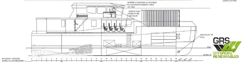 Wind farm service vessel for sale